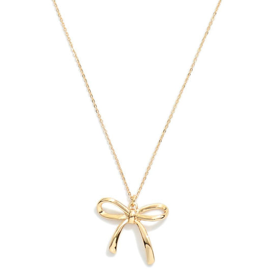 Bow medium necklace