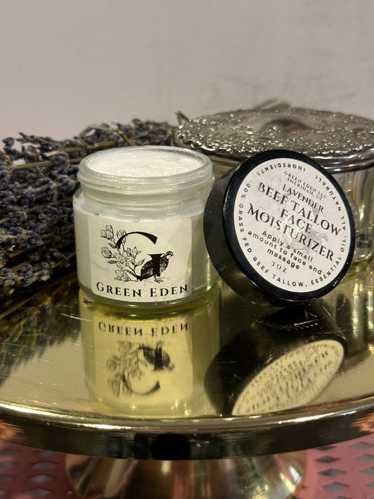 Beef tallow face moisturizer