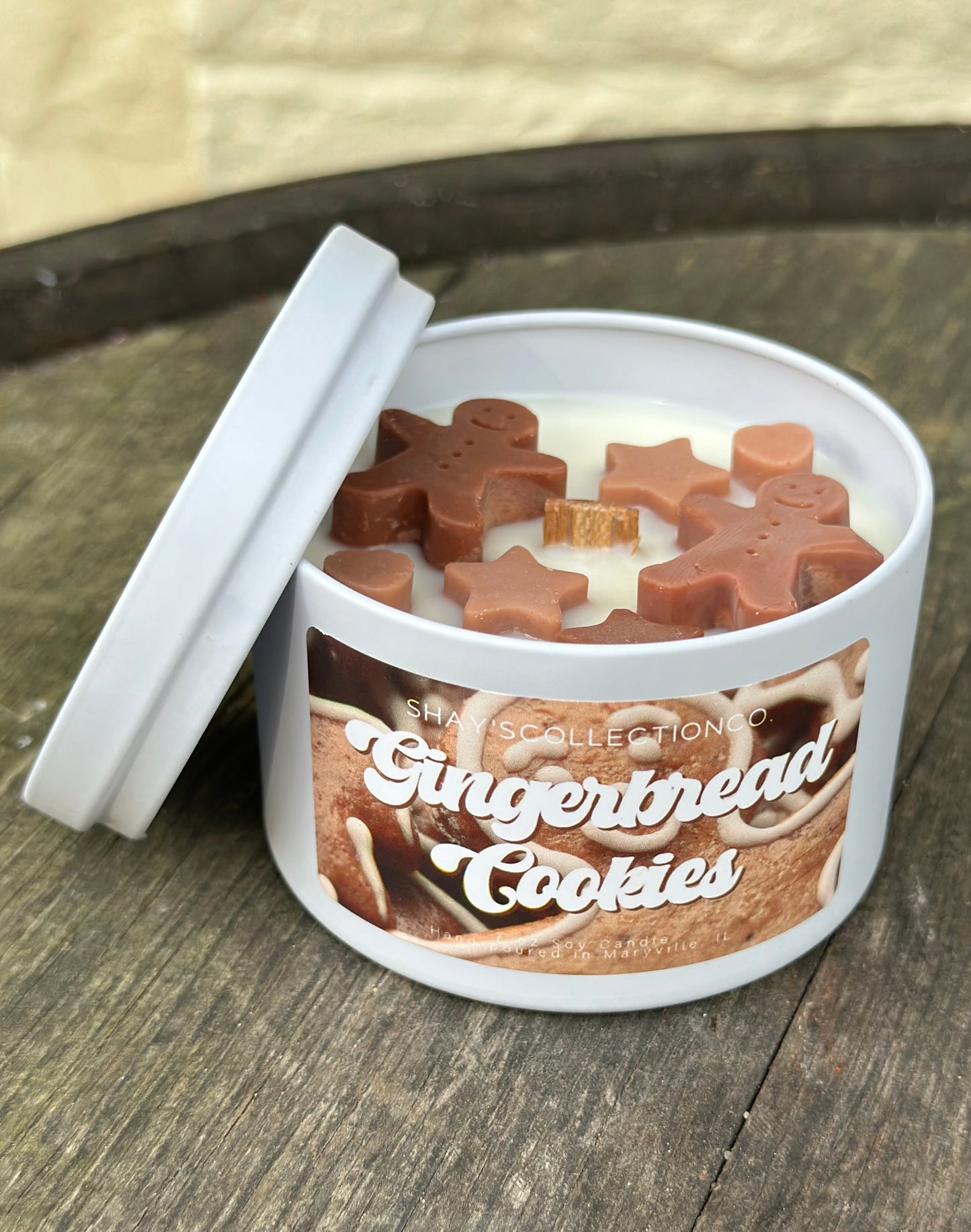 Wood Wick Tin Candles