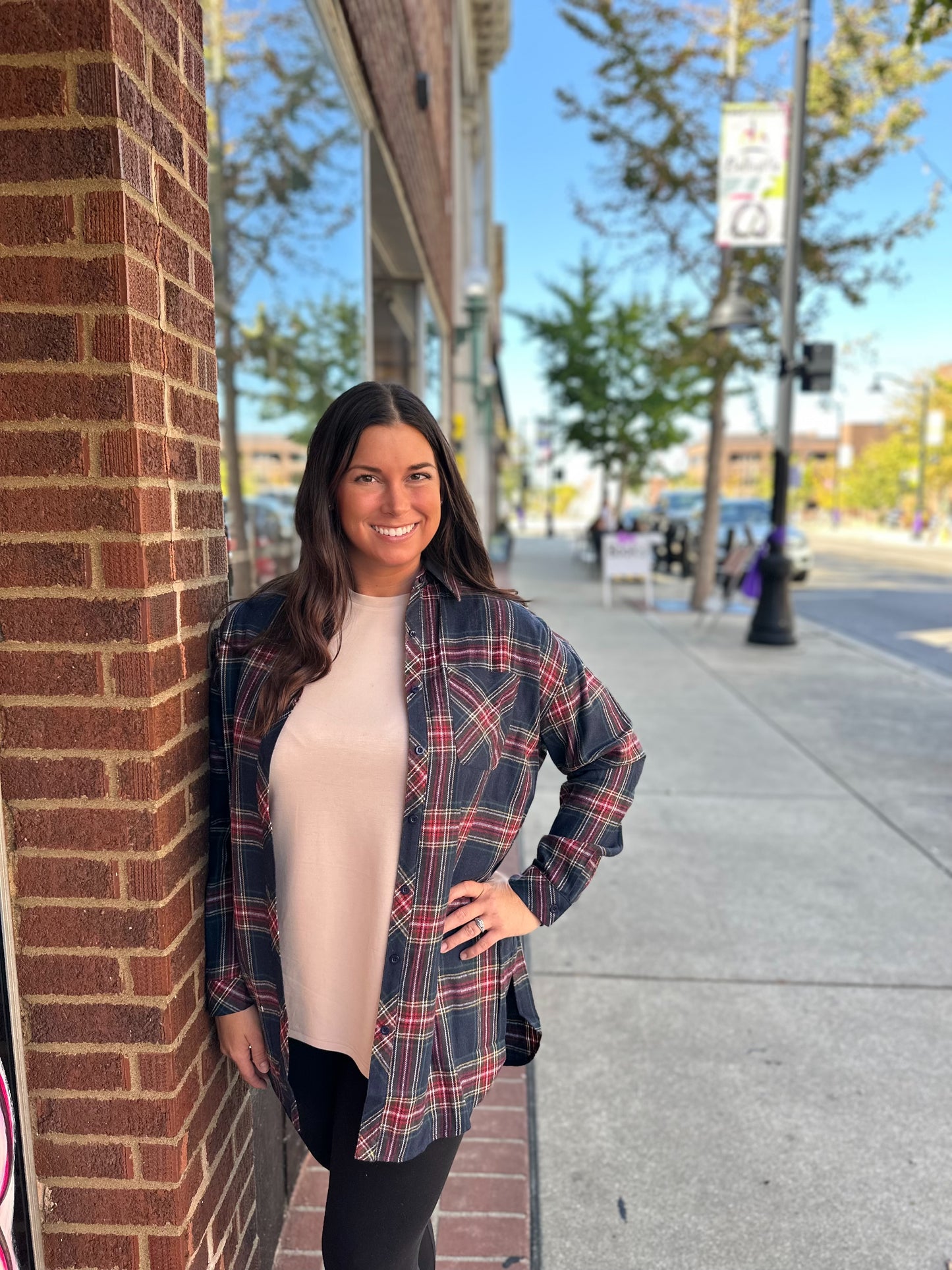 Jess Flannel Tunic