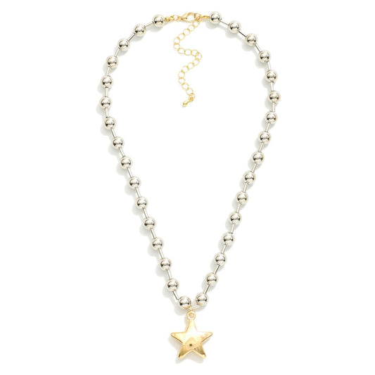 Starry day necklace