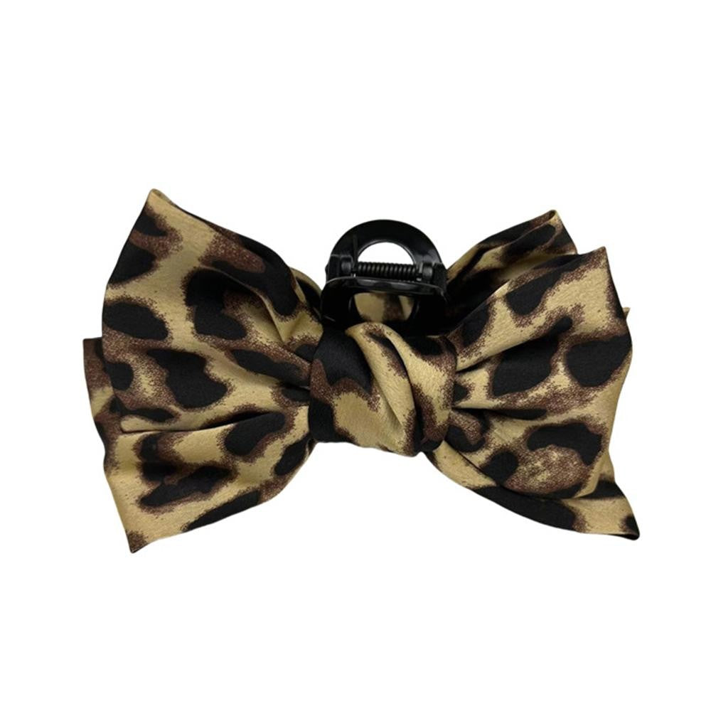 Satin bow clip