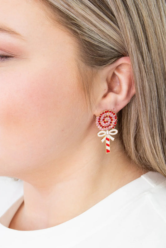 Lollipop Bow Earrings