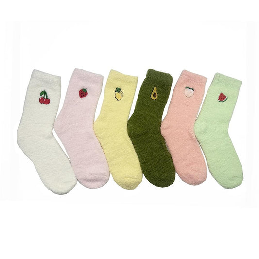 Fruity cozy socks