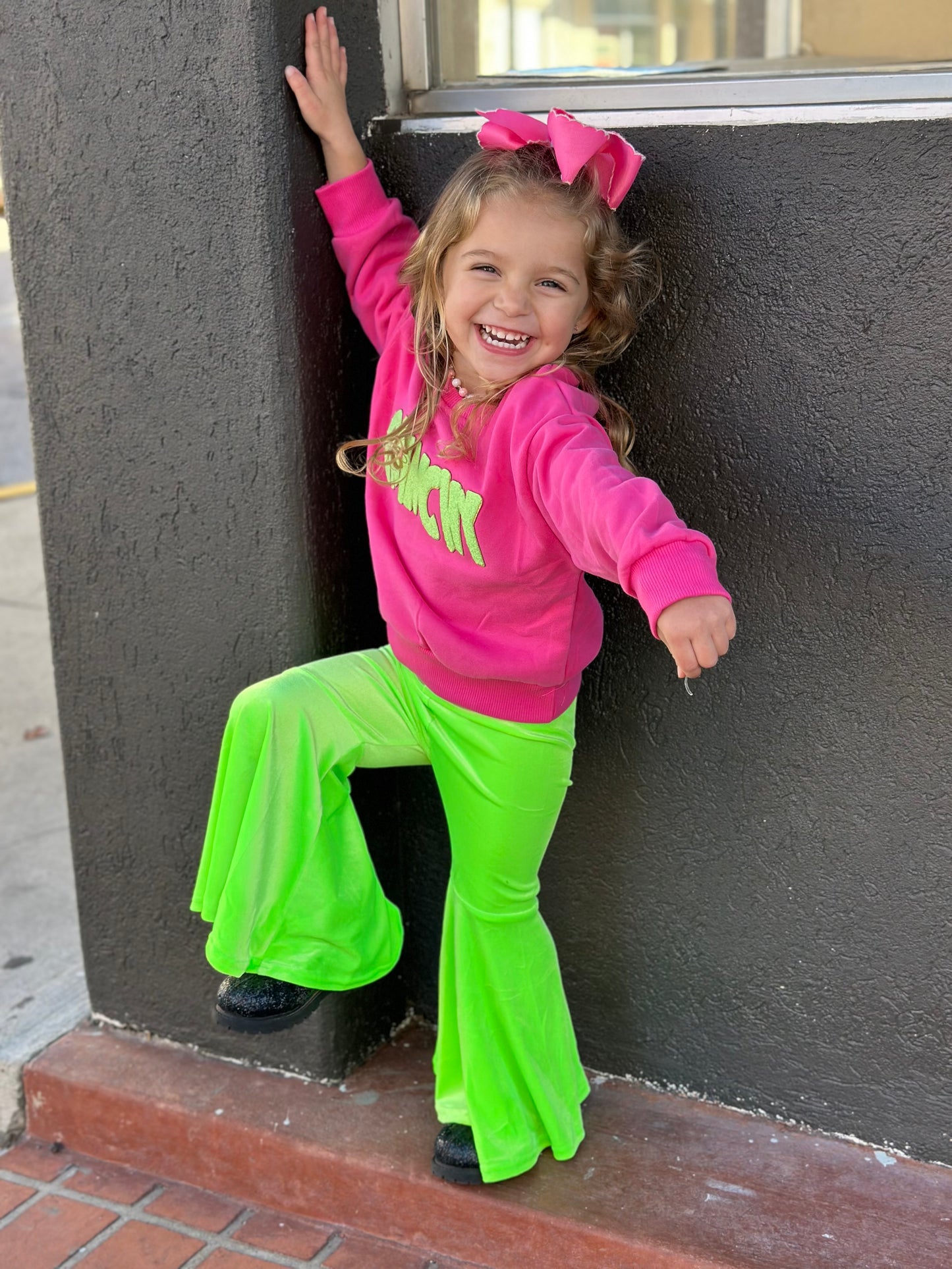 Grinch Hot pink and Green Set