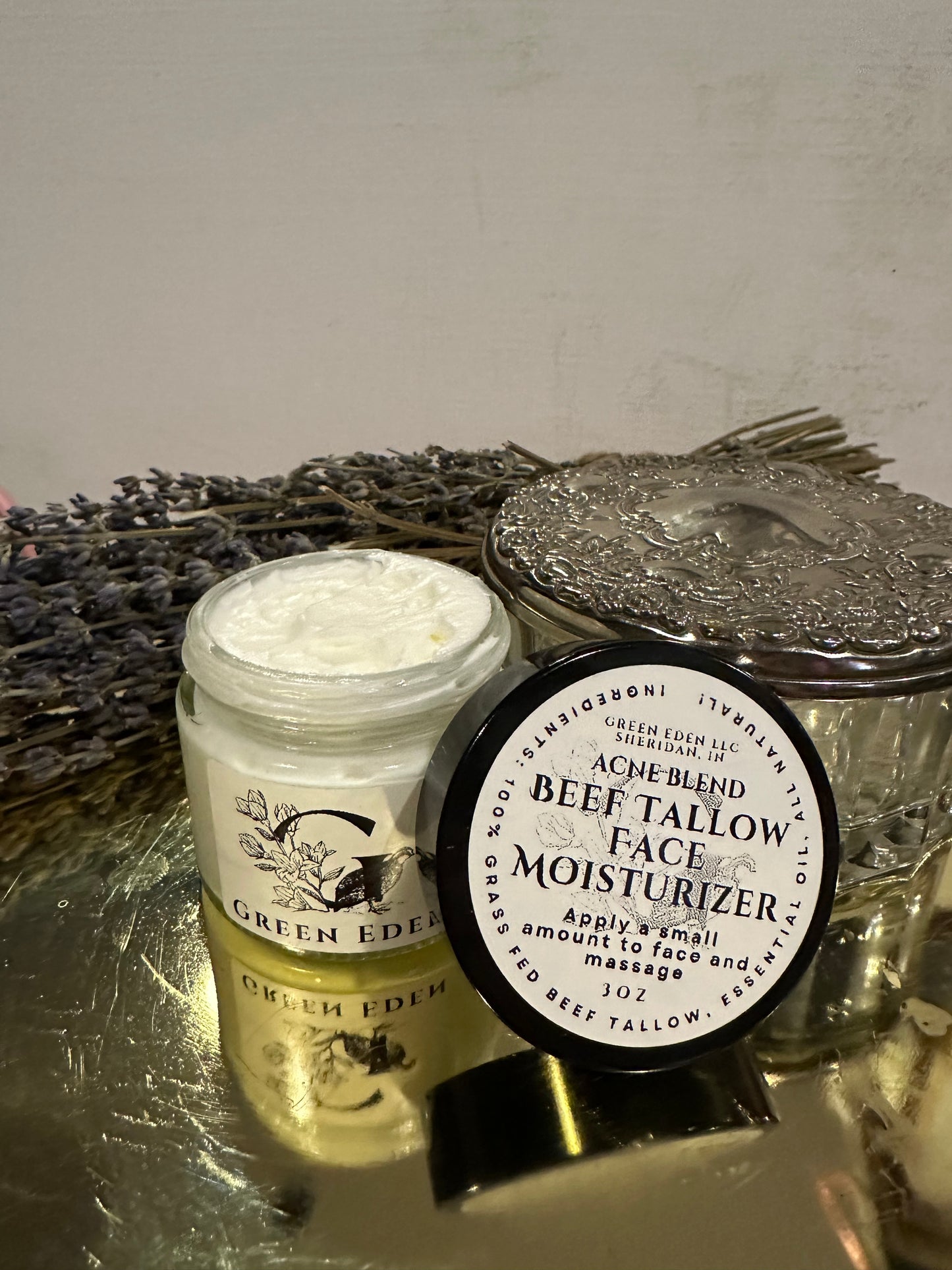 Beef tallow face moisturizer