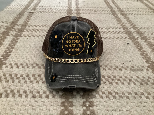 I have no idea dad style trucker hat