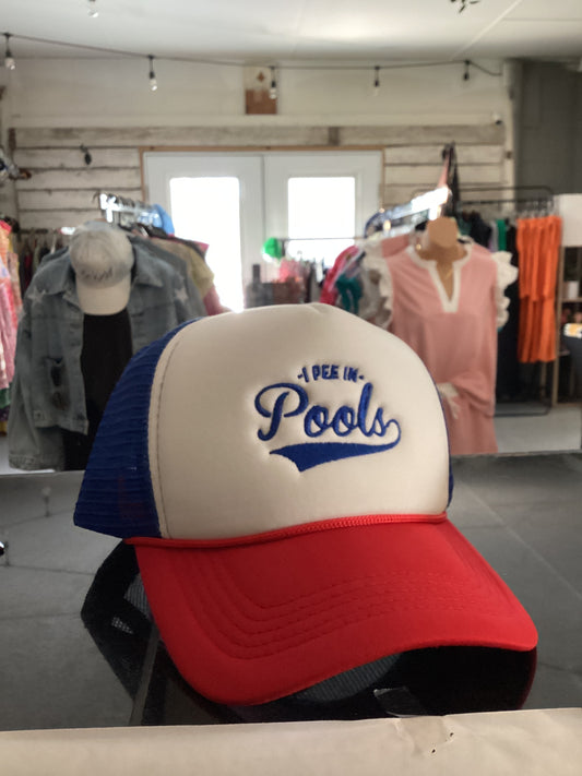 I Pee in Pools Trucker Hat