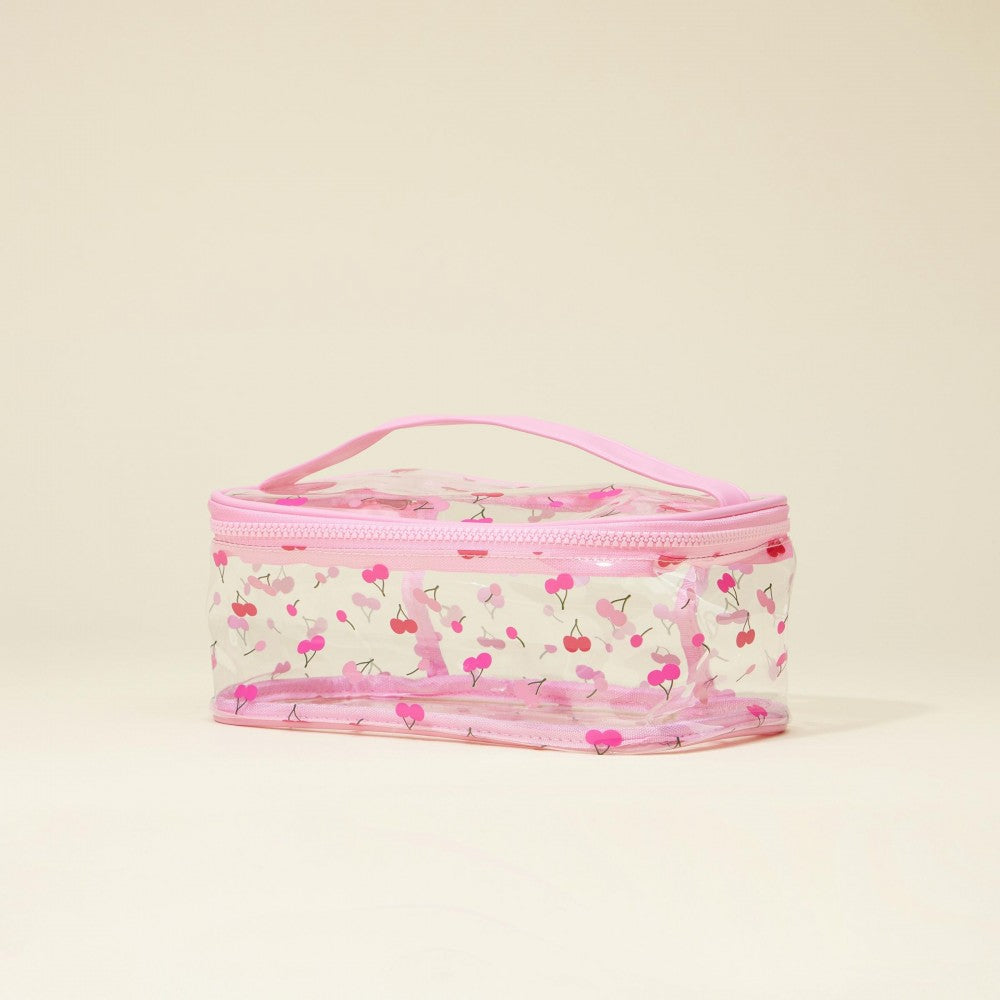 Clear fruit travel pouch - Large