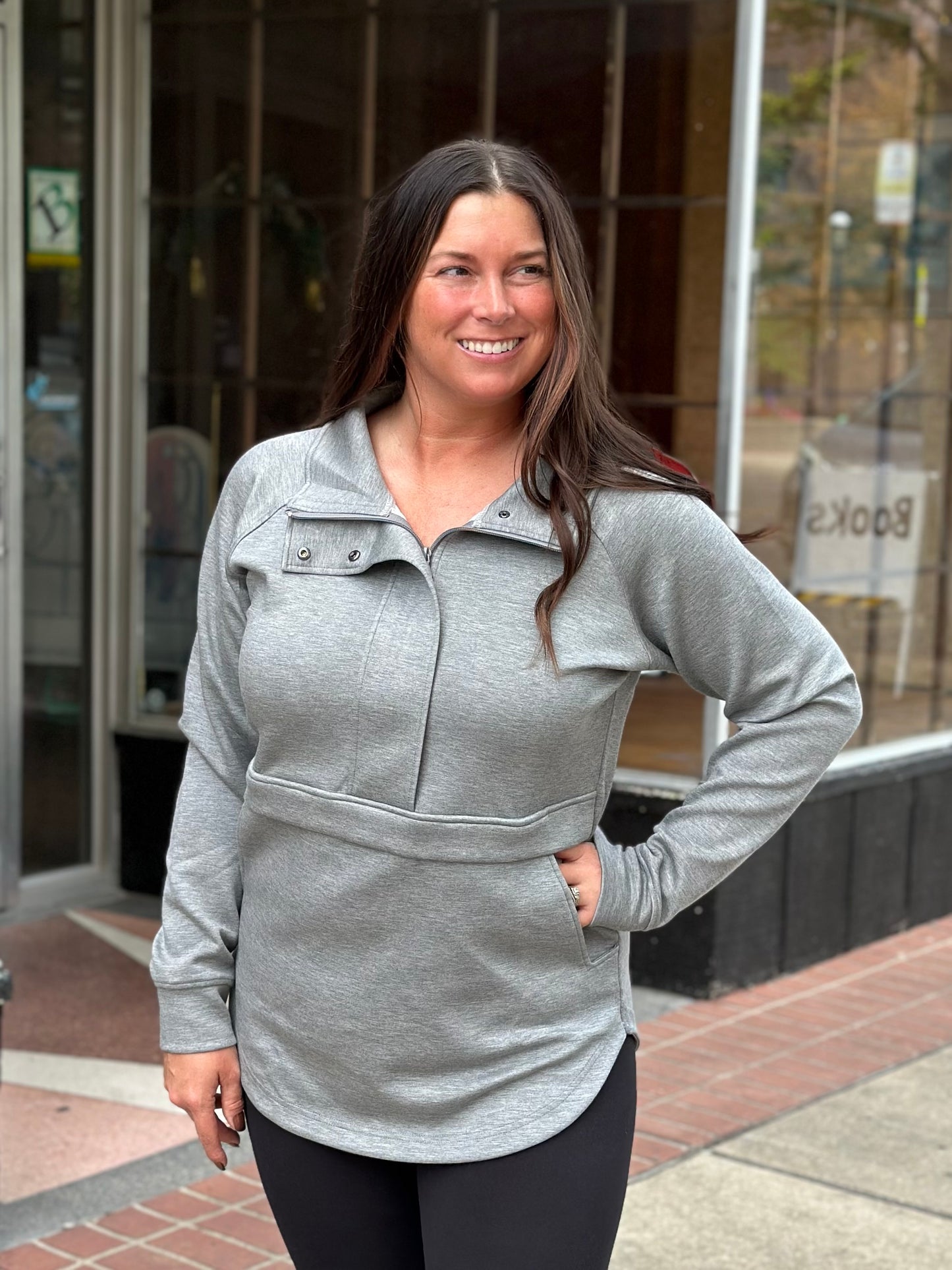 Mia Scuba Halfzip Pullover