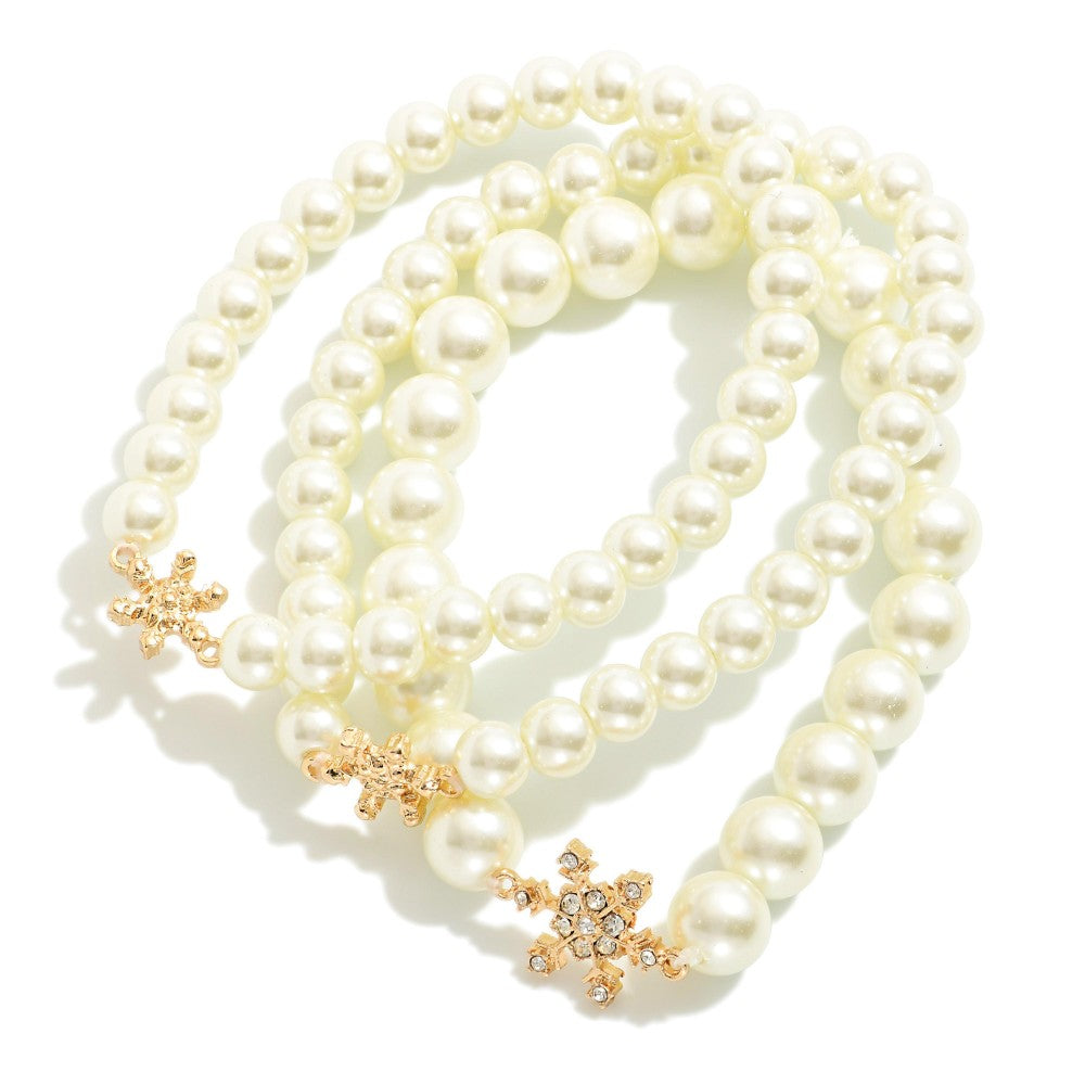 Snow pearl bracelet