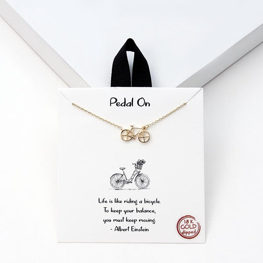Pedal on necklace