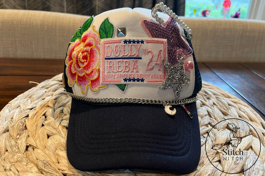 Dolly/reba trucker hat