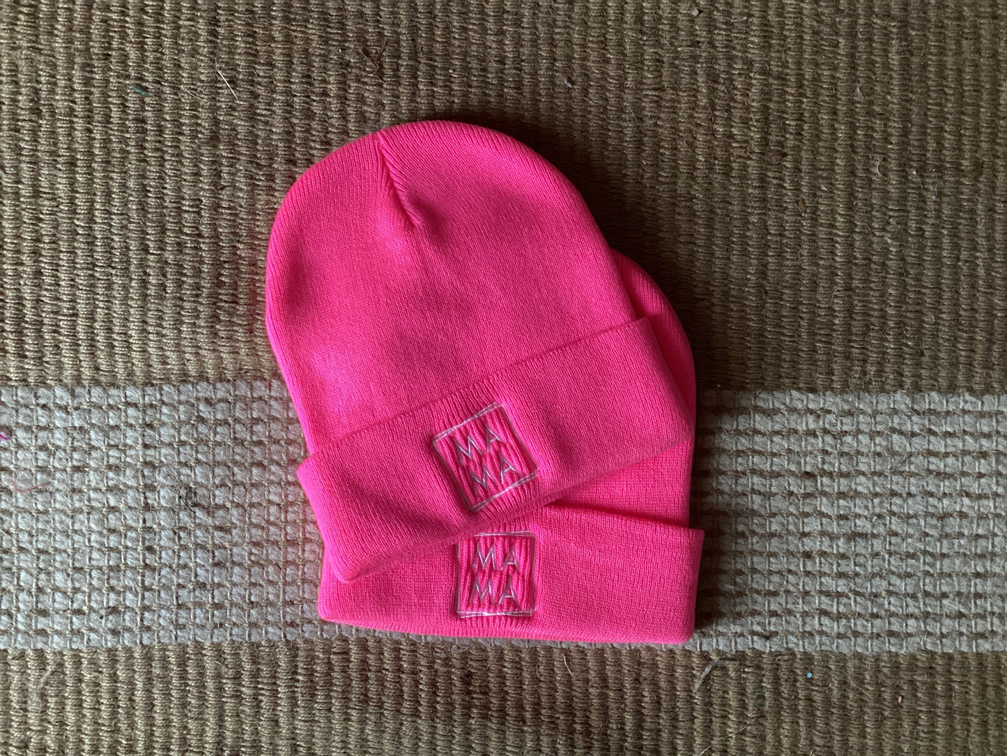 Mama embroidered beanie