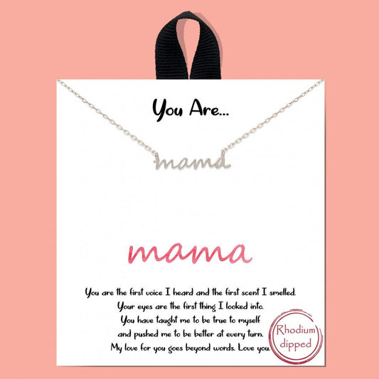 Mama necklace