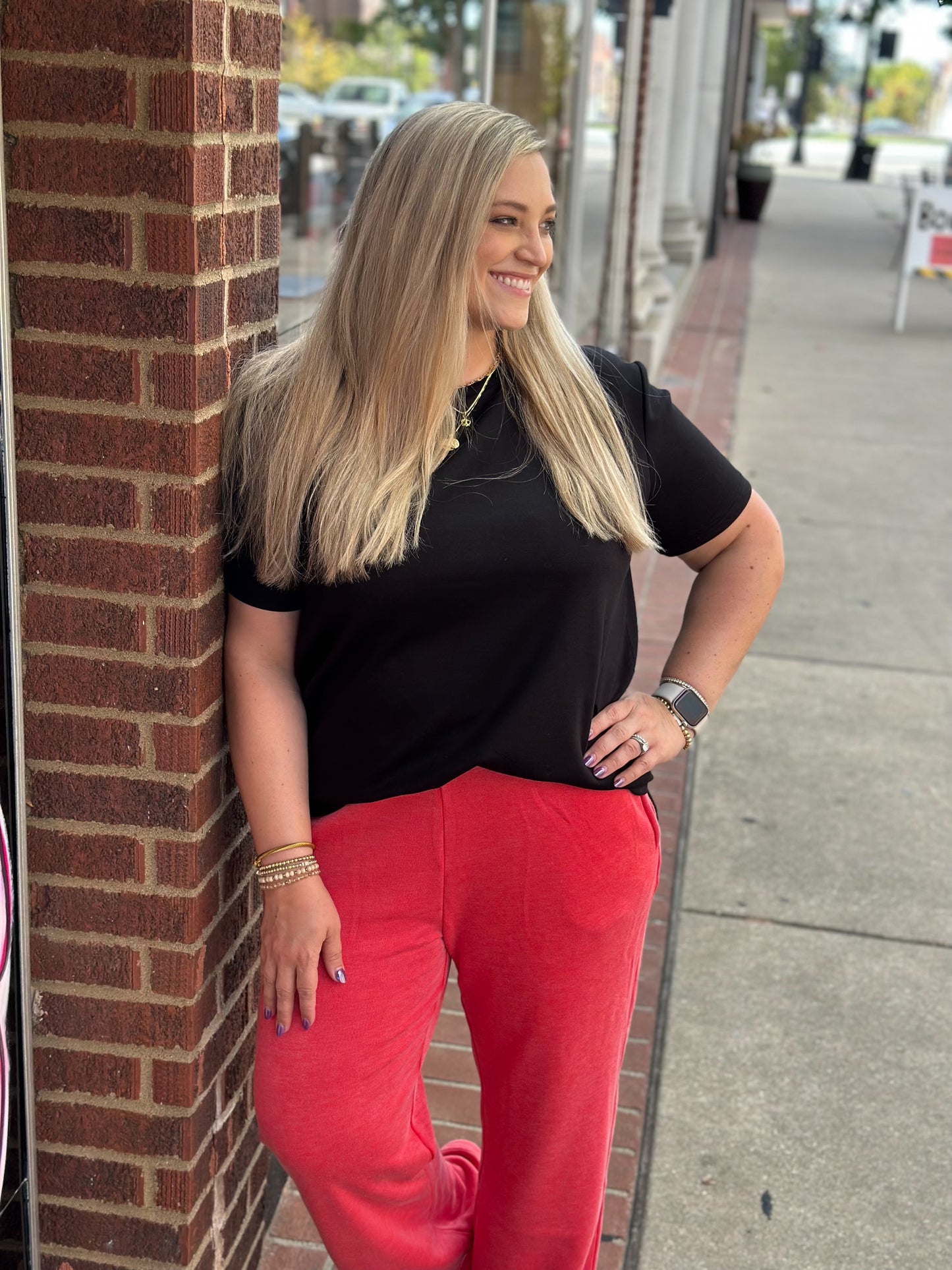 Ellie Wide-Leg Vintage Wash Pants