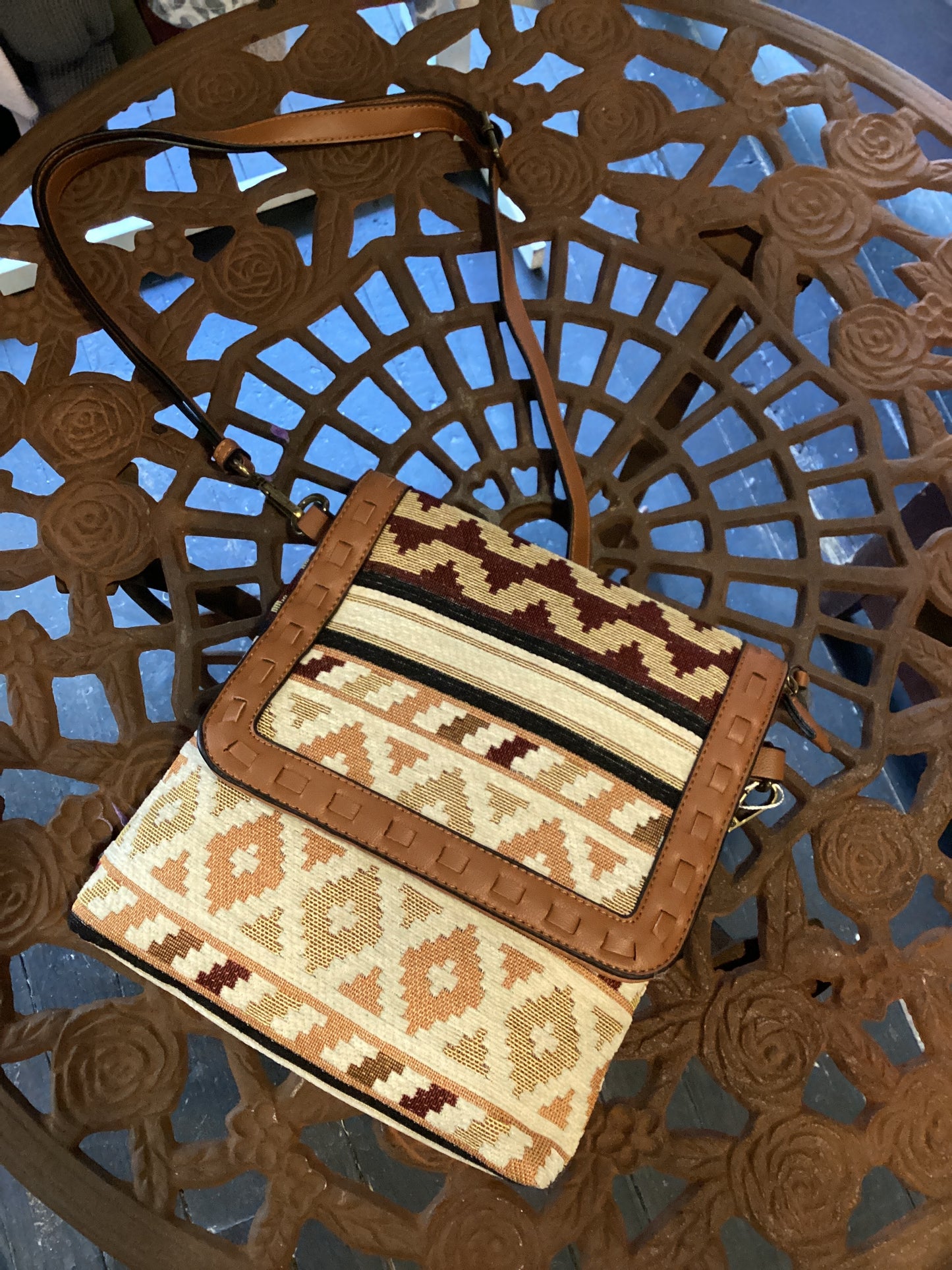 Aztec messenger bag