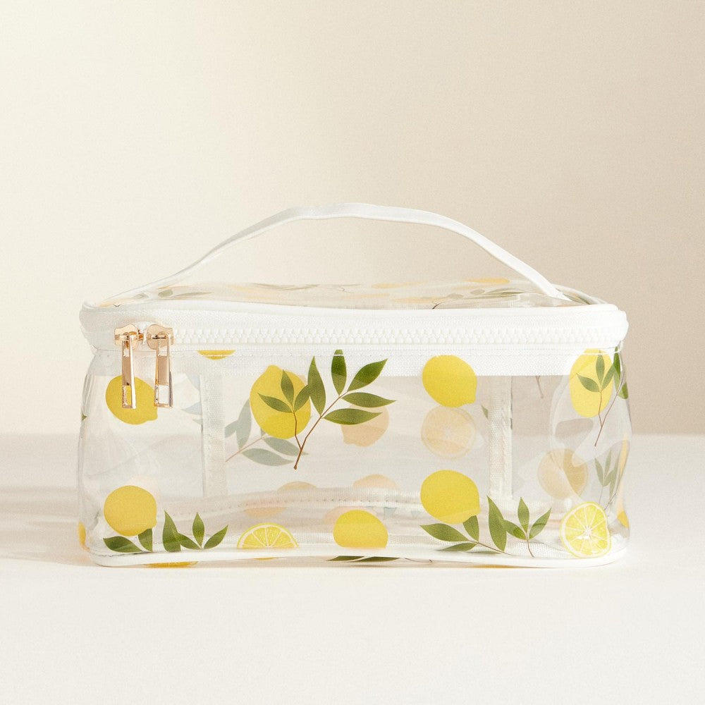 Clear fruit travel pouch - Large