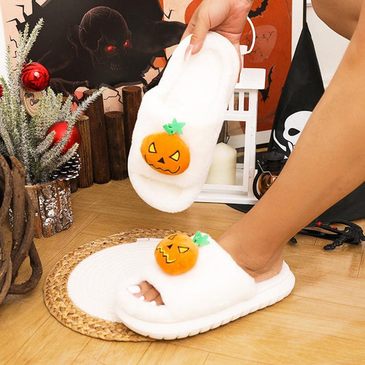 Jack o latern slippers