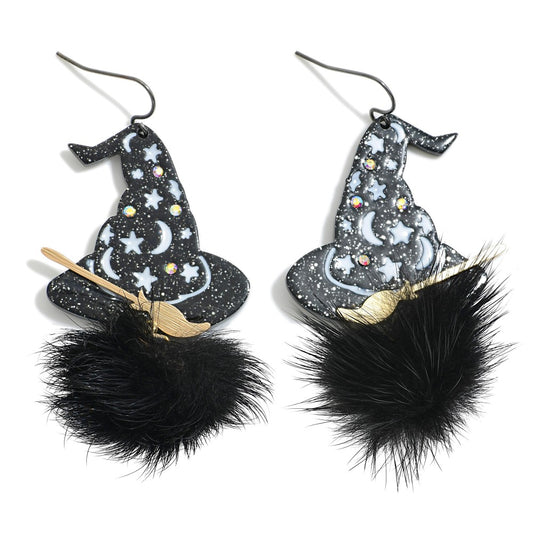 Furry witchy hat