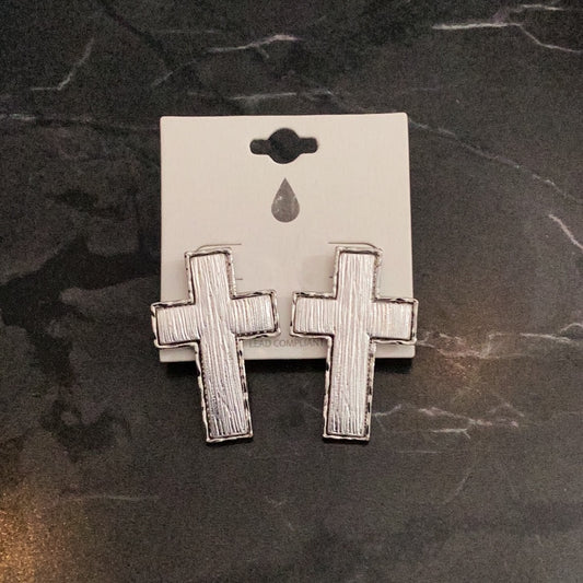 Cross earrings