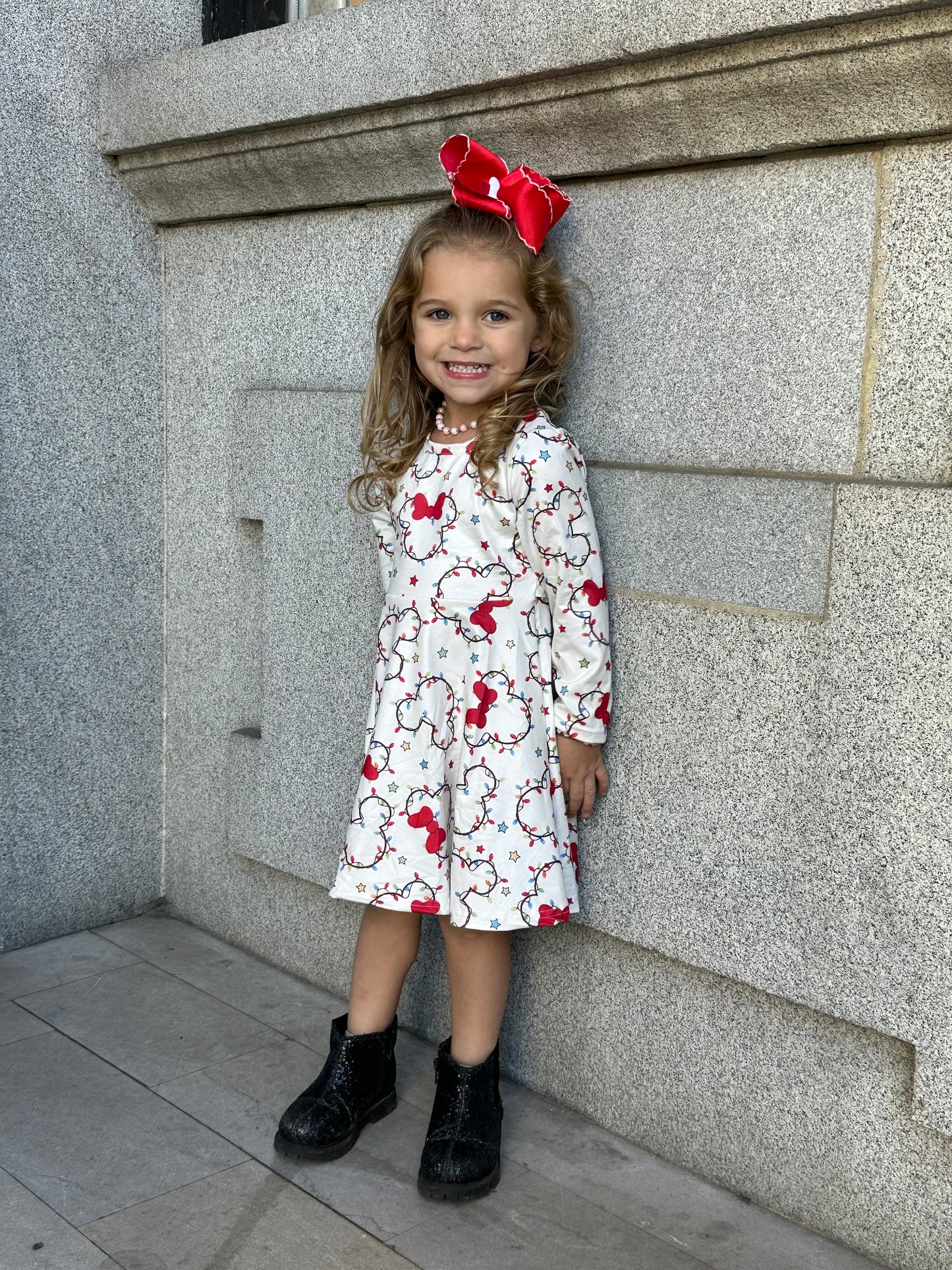 Mickey Christmas Lights Dress