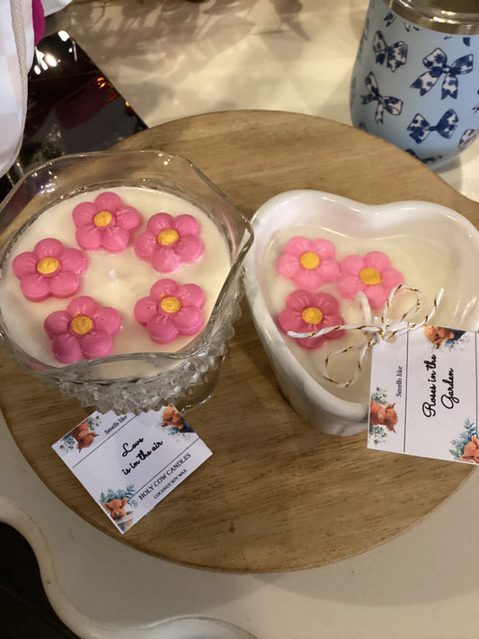 Heart Jar Candle