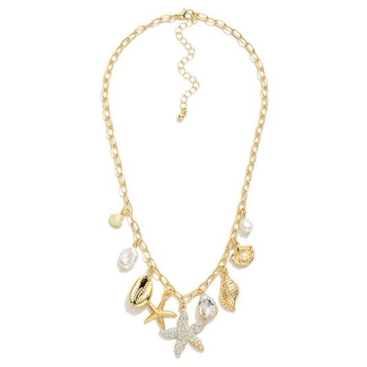 Sea charms necklace