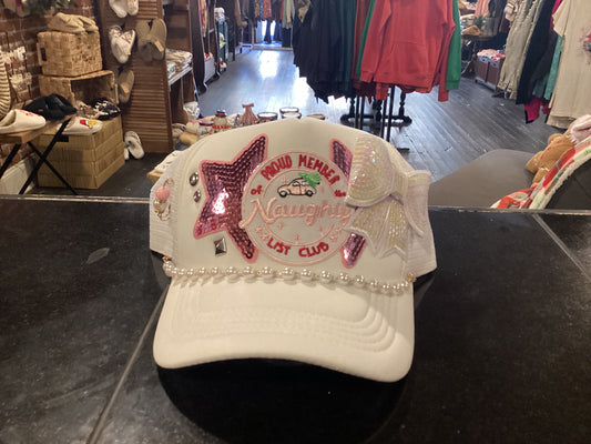 Naughty club trucker hat