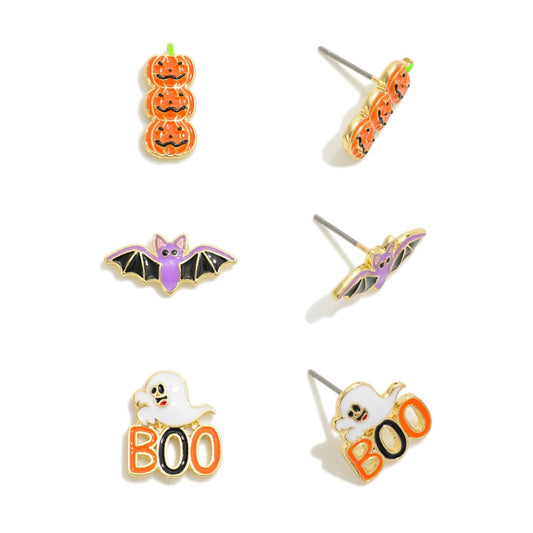 Bats Trio earrings
