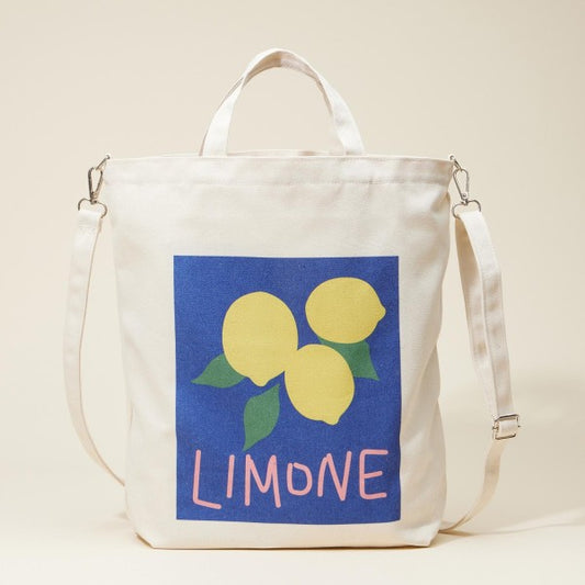 Cream Canvas Tote