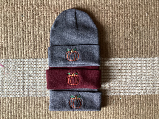 Pumpkin beanies