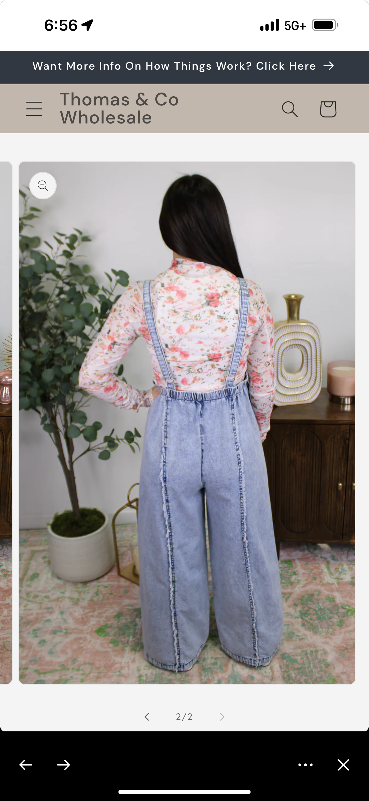 Jean jumpsuit