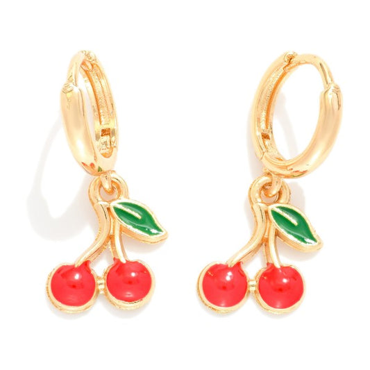 Mini cherries earrings