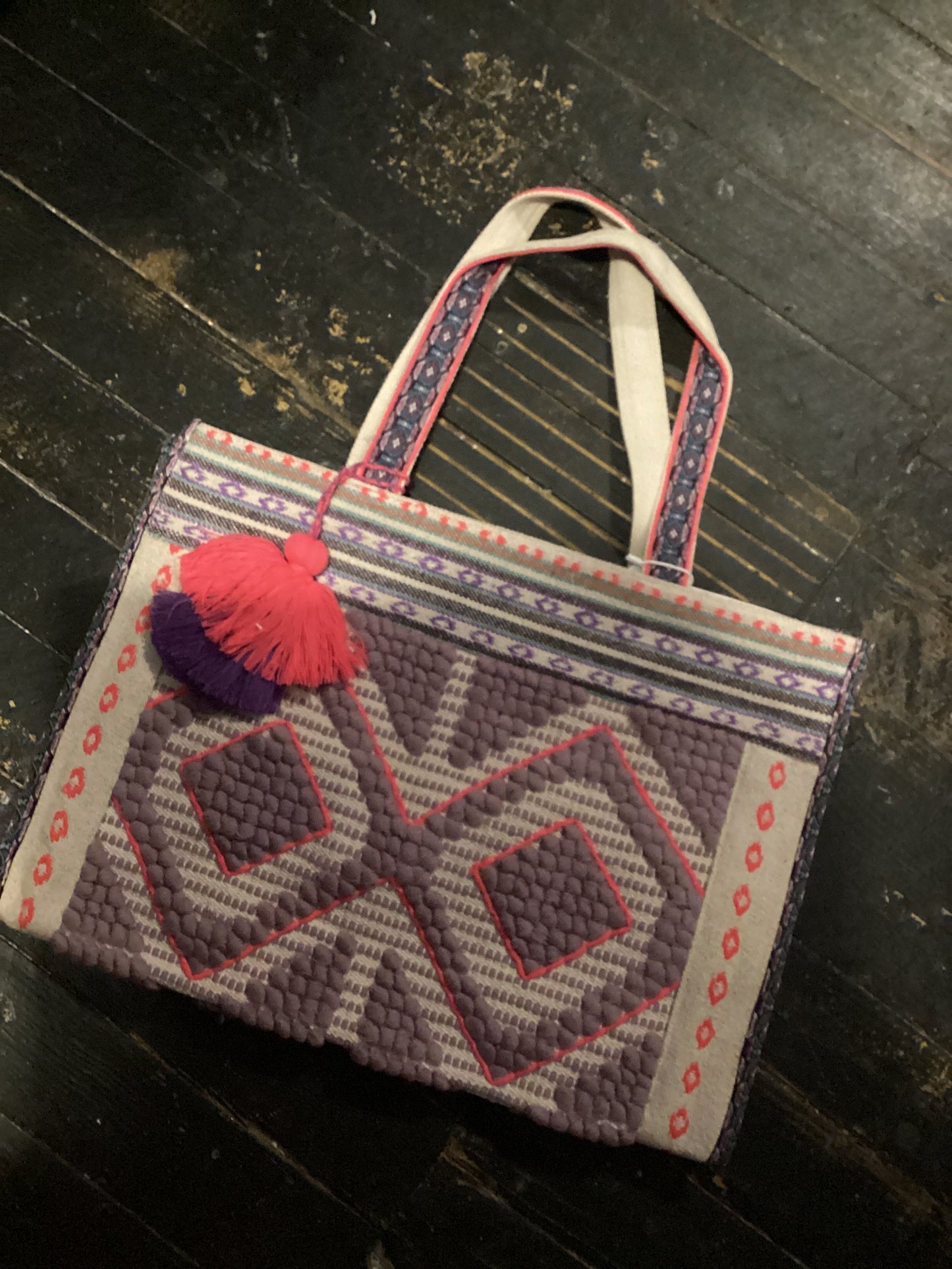 Purple Diamond tote