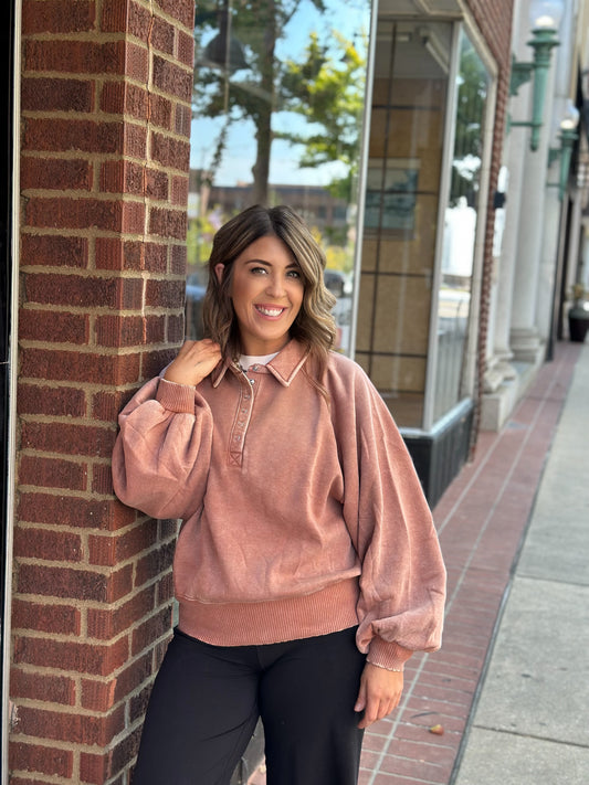 Brandy Brown Pullover