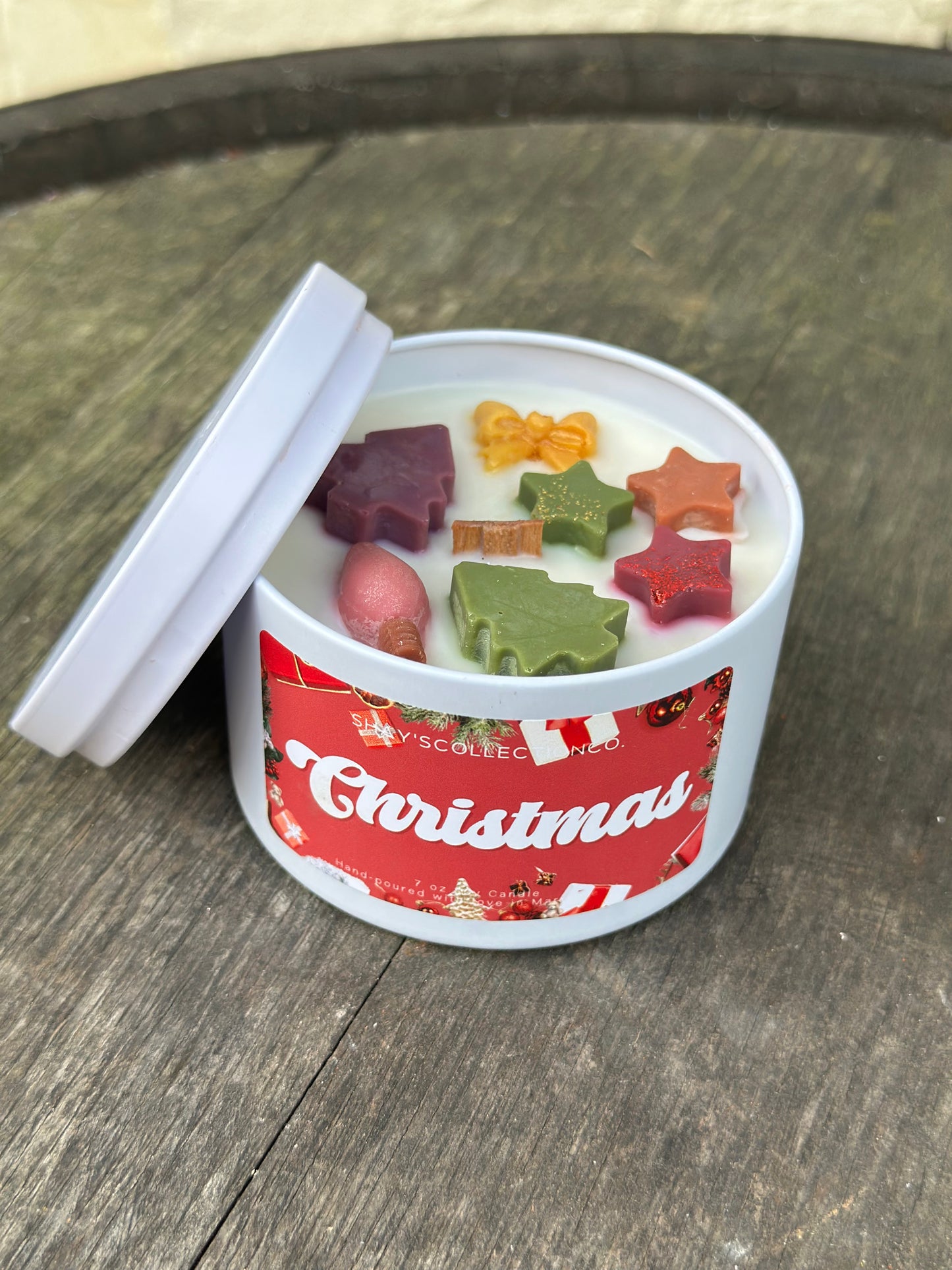 Wood Wick Tin Candles