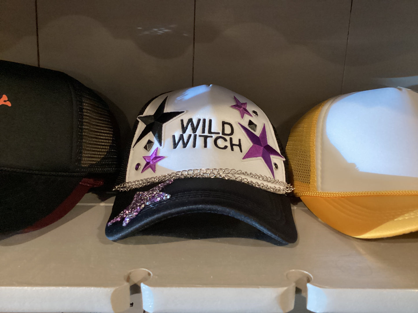 Wild witch trucker hat