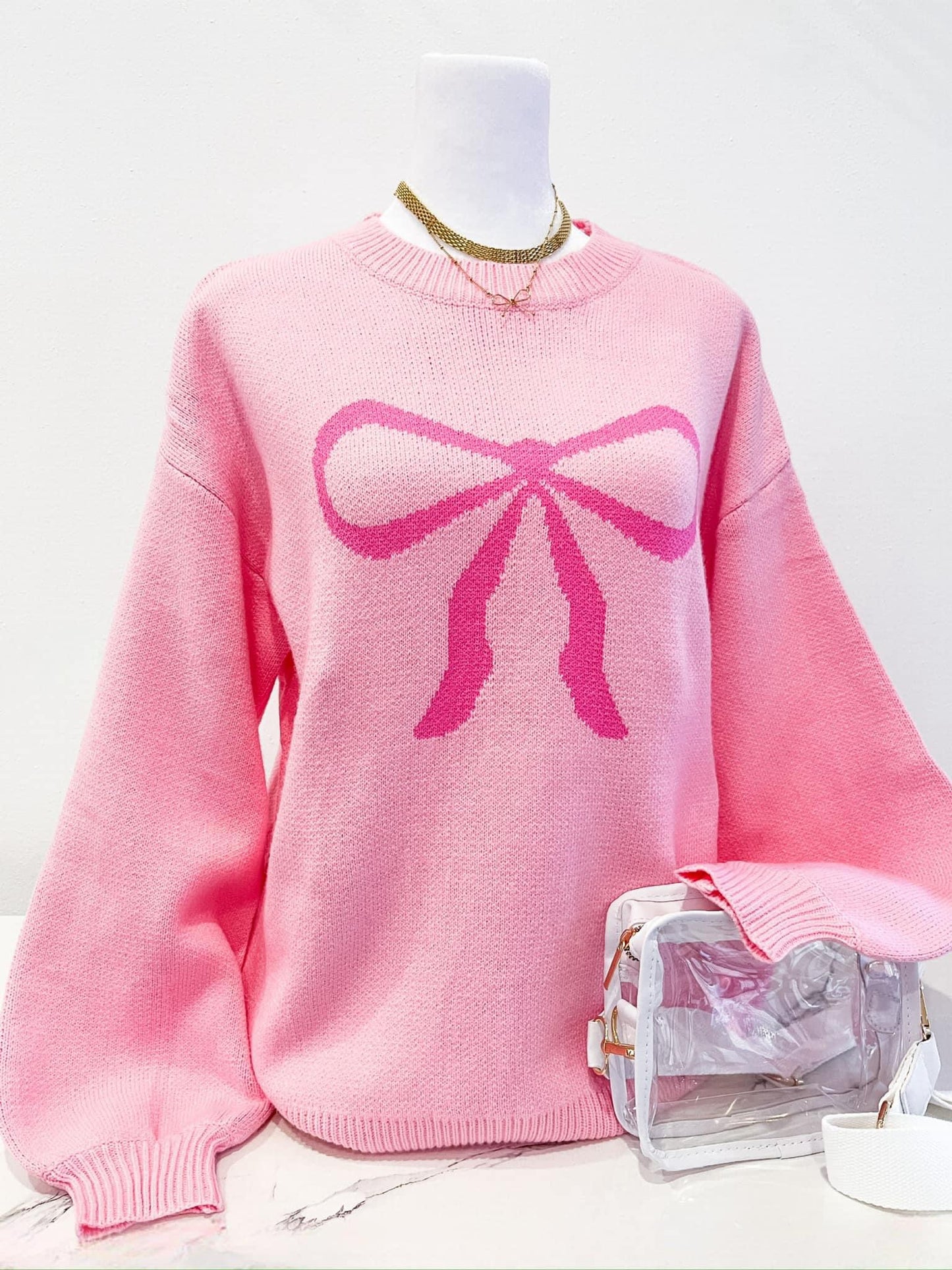 All about the bows sweater