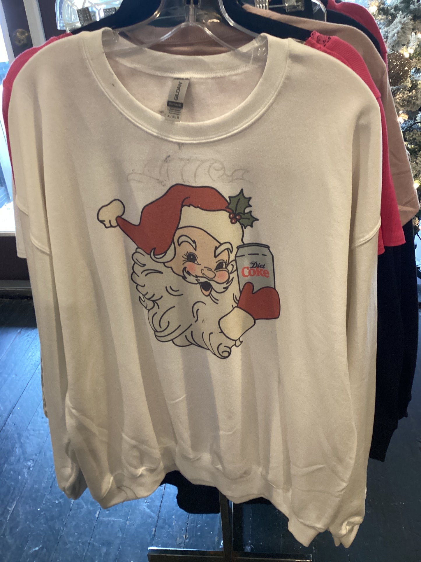 Diet Coke Santa- defected - xl