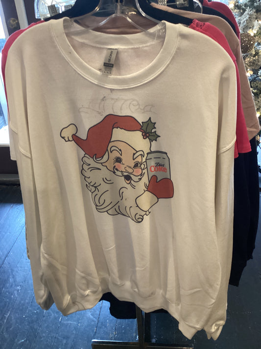 Diet Coke Santa- defected - xl