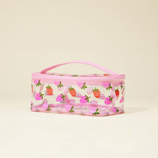 Clear fruit travel pouch - Large