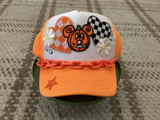 Halloween Mickey trucker hat