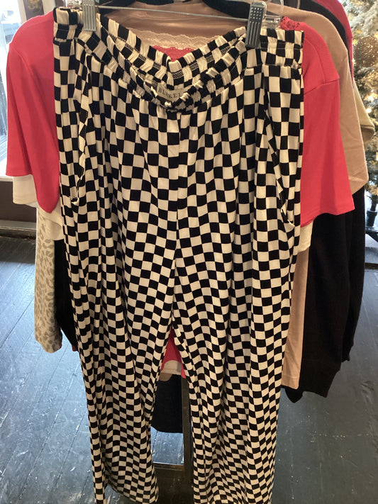 Checkered pants l/xl