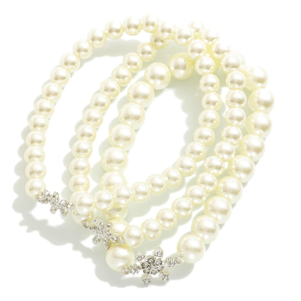 Snow pearl bracelet