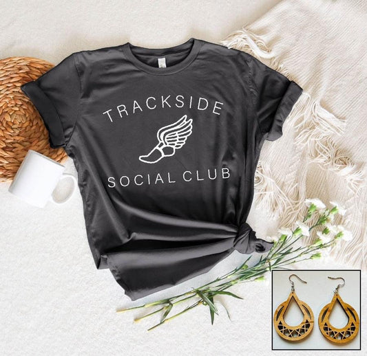 Trackside social club tee