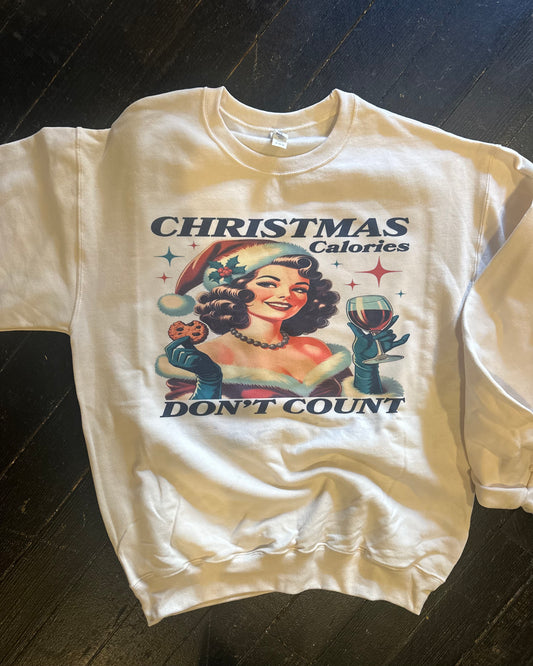 Christmas calories sweatshirt