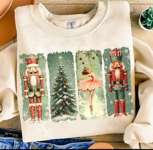 Vintage nutcracker sweatshirt