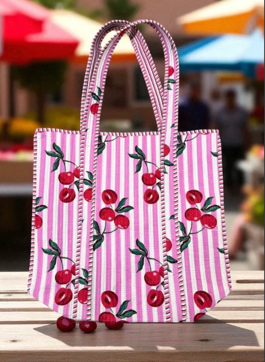 Sweet pick cherry tote