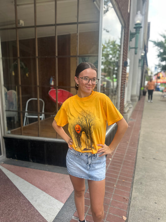 Ghostly orange tee